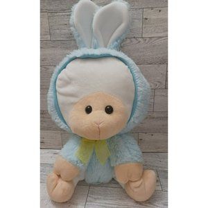 Hug Fun 11" EASTER White Lamb Sheep Blue Bunny Rabbit Plush Costume Easter Ears